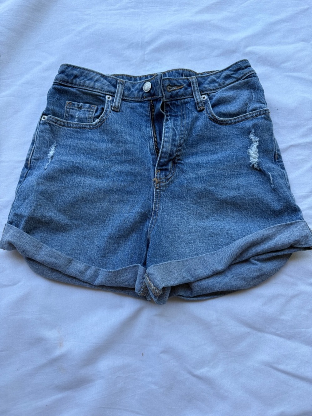 Wild Fable Classic High-Rise Denim Shorts - Blue